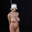 Naked in heavy chains