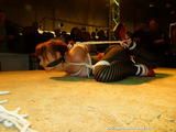 Only Yvette can be hogtied like this !