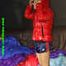 see Ronja and Stella wearing a lot of different downjackets and coats at the same time!