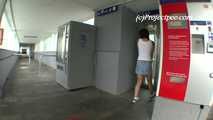 068006 Ling Pees In The Station Elevator