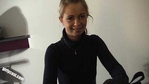 Teen Gesine's first time in front of the camera - CAM 2