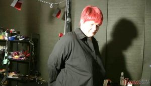 Fisting in white nylons