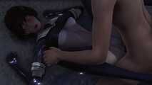 3D teen in latex fucked in the gym storage room