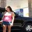 Black & White - Hot Brunette Poked By Big Black Cock
