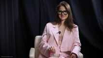 18 years old sweety is smoking and giving an interview about smoking