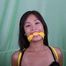 Asian Girl Kahn Tied on the Chair with Bright Yellow Ropes