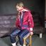 Watching sexy SANDRA being tied and gagged with ropes and a clothgag on a chair wearing sexy oldschool shiny nylon rainwear (Video)