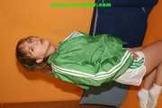 739 Pictures of Leoni in shiny nylon Shorts taken 2005-2008 in one package!