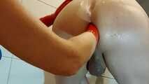My Latexhands are deep in your Asshole