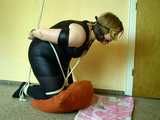 Kneeling and drooling