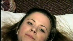 DOLL FACE AMBER GETS HANDGAGGED & DOES SELF HANDGAGGING (D40-6)