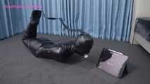 Xiaoyu Mummified in Reverse Bow and Breath Control