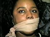 33 YEAR OLD BLACK NURSE GETS ACE BANDAGE CLEAVE & OTM WRAPPED GAGGED & HANDGAGGED (D48-14)
