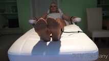 "Under german roofs" - Nylon Feet Tickling with Britney