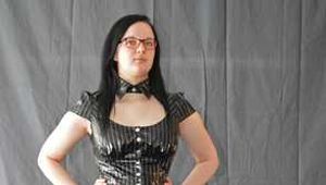 Sexy tied secretary