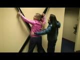 10:50 Min. video of an intruder caught by the owner....all in shiny downjackets and other shiny clothes