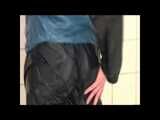 Get 2 Archive Videos with Alina enjoying her Shiny Nylon Rainwear