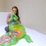 712 The croc is too small for Katja