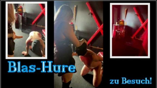 I train my slave to be a blow whore!