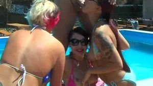 MAKING OF SWINGERORGIE AM POOL