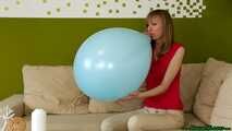 Blow2Pop blue U16 balloon
