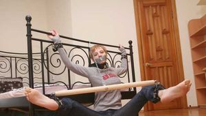 Alice Lee - Short-haired redhead loves her helplessness