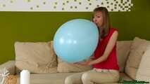 Blow2Pop blue U16 balloon