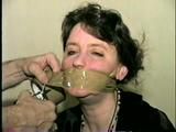 30 Yr OLD HOOKER WRAP TAPE GAGGED, BALL-TIED & TOE TIED DENISE (D26-13)