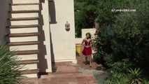 042005 Leticia Arrives Home From A Party To Find The House Locked and So Pees In The Courtyard