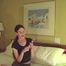 Melissa Ashley plays with her toy