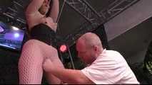 Public Humiliation and Orgasm Challenge for Yvette Costeau