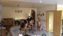 Lea, Saskia und Wendy - Die Bondageparty 2  Teil 4 von 5