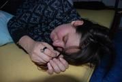 Anja - Slave-girl, chains, furs and more