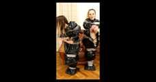 Kamilla and Talika06 - Both trash bag packed (escape video)