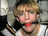 BONDAGE CUSTOM #9-B  TOES-TIED & BALL-GAGGED 
