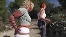 Bondage Walk in the spanish Woods for Zoey Ziptie and Melodie