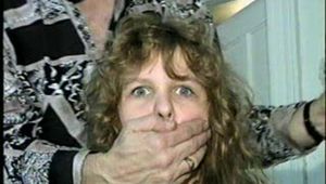 19 Yr OLD SINGLE MOM RONI IS MOUTH STUFFED, HAND, CLEAVE AND WRAP ELECTRICAL TAPE GAGGED (D56-7)