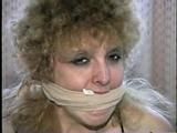 28 YR OLD DOE EYED REBECCA IS BANDANNA CLEAVE GAGGED, HANDGAGGED & ACE BANDAGE CLEAVE GAGGED (D54-3)