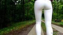 Leggings in weiß