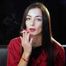 Beautiful braun-haired girl Marina loves to smoke a Marlboro Red