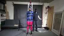 Ms Ungeniert tied and gagged in Rainwear