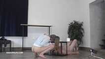 Bonnie Dolce's toilet slave