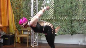 Nova Pink in supertight Bondage again