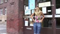 080001 Nikki Pees In The Schoolyard