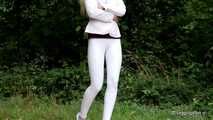 Leggings in weiß