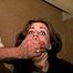 26 YEAR OLD RIVER IS BALL-GAGGED, WIDE EYED DROOLING, TIGHTLY ROPE TIED & TOE-TIED WHILE WEARING OPEN TOE HIGH HEELS (D66-15)