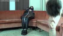 baggeed cock sucking slave