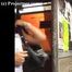 016165 Eve Takes A Comfortable Seat To Pee In The Bus Shelter