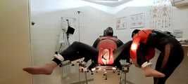 Tickled on the gynecological chair