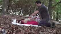 Nelly hogtied outdoor 1/2